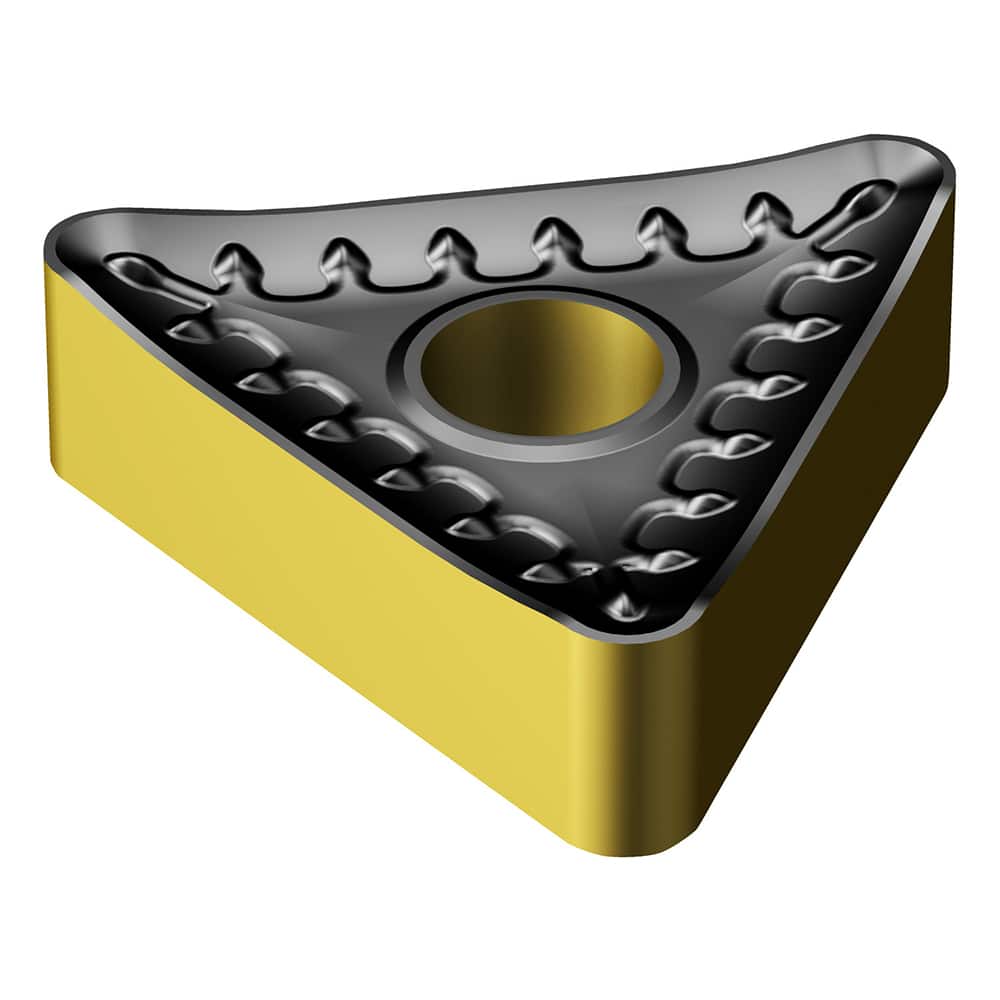 TNMM432-QR 4425 Carbide Turning Insert Al2O3/TiN/TiCN Finish, Neutral, 1/2″ Inscribed Circle, 0.0313″ Corner Radius, 3/16″ Thick, 60° Diamond