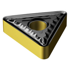 TNMG331-QM 4425 Carbide Turning Insert Al2O3/TiN/TiCN Finish, Neutral, 3/8″ Inscribed Circle, 0.0156″ Corner Radius, 3/16″ Thick, 60° Square