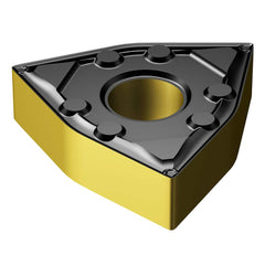 WNMG433-WF 4415 Carbide Turning Insert Al2O3/TiN/TiCN Finish, Neutral, 1/2″ Inscribed Circle, 0.0469″ Corner Radius, 3/16″ Thick, 80° Triangle