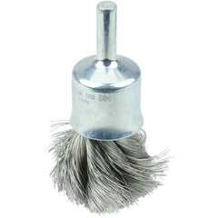 3/4″ Diameter - Knot Type Steel Wire End Brush - Benchmark Tooling