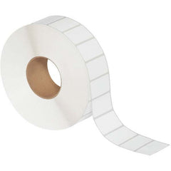 Value Collection - Pack of 4 Rolls, 5,087 Labels per Roll, 2-1/4" x 1-1/4" White Topcoated Facestock Thermal Labels - Benchmark Tooling