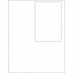 Tape Logic - Pack of (100) 4" x 6" White Paper Laser Labels - Benchmark Tooling