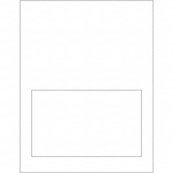 Tape Logic - Pack of (100) 7" x 4-1/4" White Paper Laser Labels - Benchmark Tooling