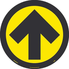 NMC - Adhesive Backed Floor Signs Message Type: COVID-19 Graphic Type: Arrow - Benchmark Tooling