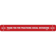 NMC - Adhesive Backed Floor Signs Message Type: COVID-19 Graphic Type: None - Benchmark Tooling