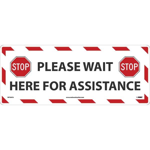 NMC - Adhesive Backed Floor Signs Message Type: COVID-19 Graphic Type: None - Benchmark Tooling