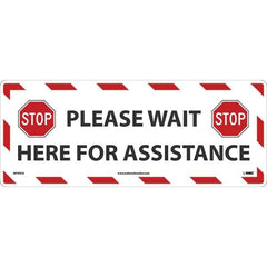 NMC - Adhesive Backed Floor Signs Message Type: COVID-19 Graphic Type: None - Benchmark Tooling