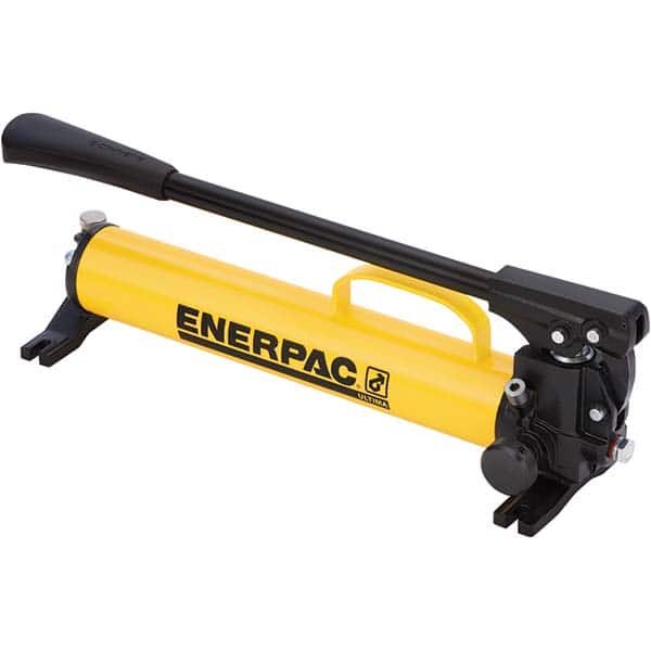 Enerpac - Manual Hydraulic Pumps Number of Stages: 2.000 Oil Volume Per Stroke (Cu. In.): 1.00 - Benchmark Tooling