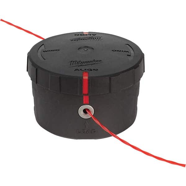 Milwaukee Tool - Power Lawn & Garden Equipment Accessories; Type: String Trimmer Replacement Head ; Product Compatibility: Milwaukee String Trimmer ; Material: Plastic ; Diameter (Inch): 4.33 ; Width (Inch): 2-1/4 ; Height (Inch): 2.73 - Exact Industrial Supply