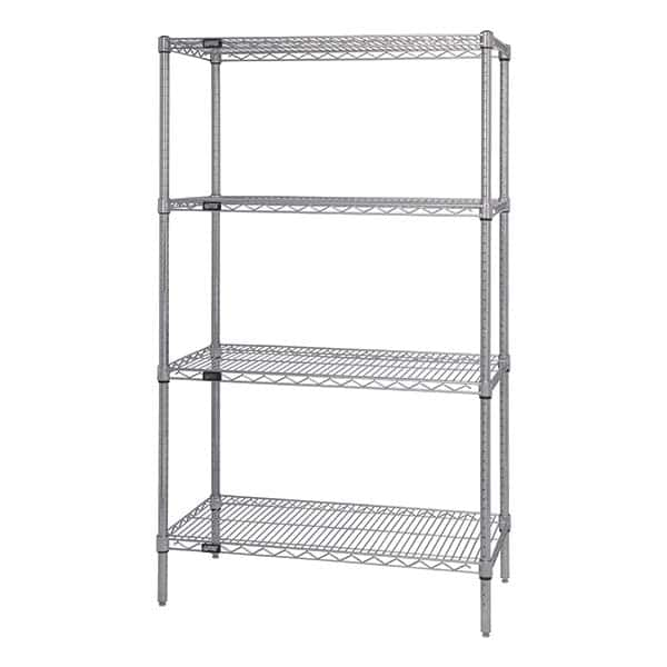 Quantum Storage - Wire Shelving Type: Wire Shelving - Starter Unit Starter or Add-On: Starter - Benchmark Tooling