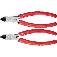 Milwaukee Tool - Cutting Pliers Type: Diagonal Cutter Insulated: NonInsulated - Benchmark Tooling