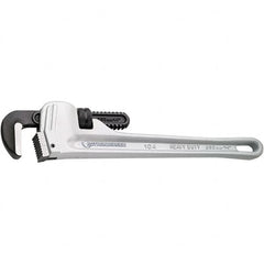 Rothenberger - Pipe Wrenches Type: Cast Aluminum Pipe Wrench Maximum Pipe Capacity (Inch): 1/2 - Benchmark Tooling