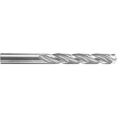 ‎I Dia. x 0.272″ Shank × 2-1/8″ Flute Length × 3-1/2″ OAL, 5xD, 150°, Uncoated, 3 Flute, External, Round Solid Carbide Drill - Exact Industrial Supply