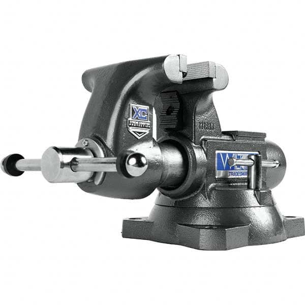 Wilton - Bench & Pipe Combination Vises Jaw Width (Inch): 5-1/2 Jaw Opening Capacity (Inch): 3-5/8 - Benchmark Tooling