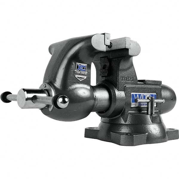 Wilton - Bench & Pipe Combination Vises Jaw Width (Inch): 6-1/2 Jaw Opening Capacity (Inch): 4-1/4 - Benchmark Tooling