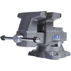 Wilton - Bench & Pipe Combination Vises Jaw Width (Inch): 6-1/2 Jaw Opening Capacity (Inch): 7-1/4 (Regular); 12-3/4 (Reversed) - Benchmark Tooling