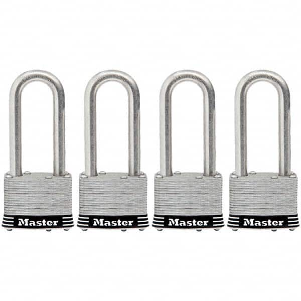 Master Lock - Padlocks Keyed: Alike Shackle Clearance: 2-1/2 (Inch) - Benchmark Tooling