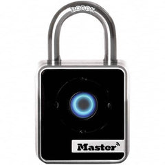 Master Lock - Padlocks Keyed: Blue Tooth Shackle Clearance: 2 (Inch) - Benchmark Tooling