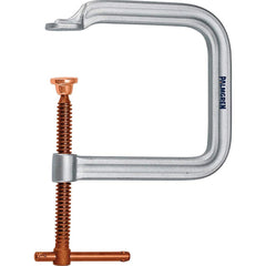 Palmgren - C-Clamps; Clamp Type: C-Style ; Application Strength: Regular-Duty ; Throat Depth Style: Extra Deep Throat ; Clamp Material: Steel ; Maximum Opening Capacity (Inch): 10 ; Minimum Opening Capacity (Inch): 0 - Exact Industrial Supply