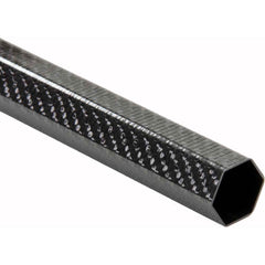 Plastic Tubes; Material: Carbon Fiber; Inside Diameter (Inch): 7/8; Outside Diameter (Decimal Inch): 0.9900; Length (Inch): 66; Maximum Length (Inch): 66; Shape: Hexagonal