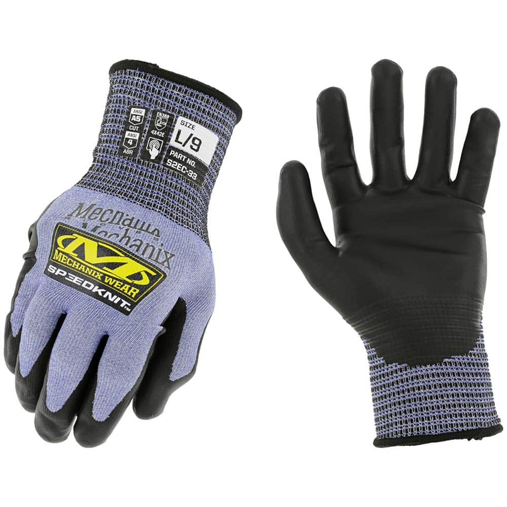 Mechanix Wear - Cut & Puncture Resistant Gloves; Type: Cut Resistant ; ANSI/ISEA Cut Resistance Level: A5 ; ANSI/ISEA Abrasion Resistance Level: 4 ; Coated Area: Palm ; Material Type: HPPE ; Coating Material: Urethane - Exact Industrial Supply