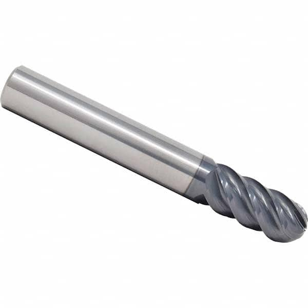 SGS - Ball End Mills Mill Diameter (Inch): 3/8 Mill Diameter (Decimal Inch): 0.3750 - Benchmark Tooling