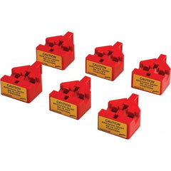 Brady - Pack of 6 Multi-Pole Circuit Breaker Lockouts - Benchmark Tooling