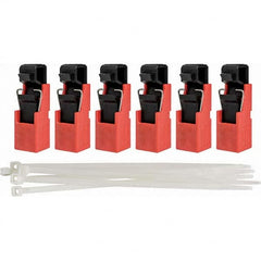 Brady - Pack of 6 Single-Pole Circuit Breaker Lockouts - Benchmark Tooling