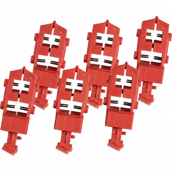 Brady - Pack of 50 Single-Pole Circuit Breaker Lockouts - Benchmark Tooling