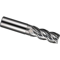 SGS - 25mm, 2.48" LOC, 0.984" Shank Diam, 5.118" OAL, 4 Flute, Solid Carbide Square End Mill - Benchmark Tooling