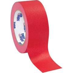 Tape Logic - Pack of (12), 60 Yd Rolls 2" Red Crepe Paper Masking Tape - Benchmark Tooling