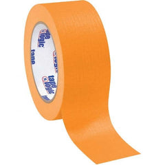 Tape Logic - Pack of (12), 60 Yd Rolls 2" Orange Crepe Paper Masking Tape - Benchmark Tooling