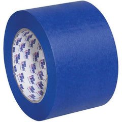 Tape Logic - Pack of (16), 60 Yd Rolls 3" Blue Crepe Paper Painter's Tape - Benchmark Tooling