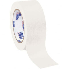 Tape Logic - Pack of (12), 60 Yd Rolls 2" White Crepe Paper Masking Tape - Benchmark Tooling