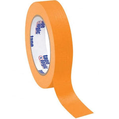 Tape Logic - Pack of (12), 60 Yd Rolls 1" Orange Crepe Paper Masking Tape - Benchmark Tooling