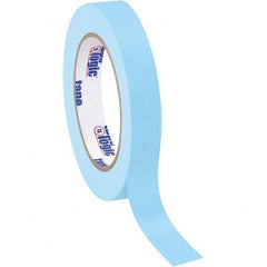 Tape Logic - Pack of (12), 60 Yd Rolls 3/4" Light Blue Crepe Paper Masking Tape - Benchmark Tooling