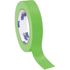 Tape Logic - Pack of (12),60 Yd Rolls 1" Light Green Crepe Paper Masking Tape - Benchmark Tooling