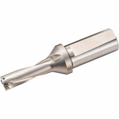 Kyocera - 8.7402" Max Drill Depth, 6xD, 1.4567" Diam, Indexable Insert Drill - Benchmark Tooling