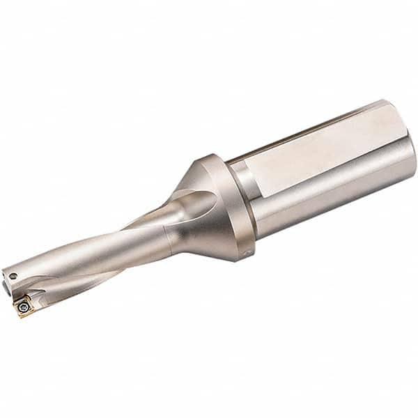 Kyocera - 166.7mm Max Drill Depth, 5xD, 33.35mm Diam, Indexable Insert Drill - Benchmark Tooling
