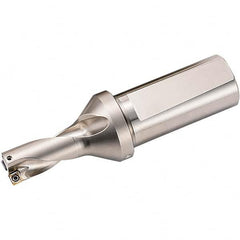 Kyocera - 2.9134" Max Drill Depth, 2xD, 1.4567" Diam, Indexable Insert Drill - Benchmark Tooling