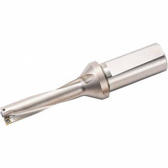 Kyocera - 4.1339" Max Drill Depth, 3xD, 1.4" Diam, Indexable Insert Drill - Benchmark Tooling
