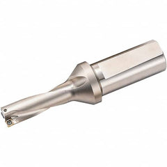 Kyocera - 36mm Max Drill Depth, 3xD, 12mm Diam, Indexable Insert Drill - Benchmark Tooling