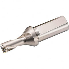 Kyocera - 76mm Max Drill Depth, 2xD, 38mm Diam, Indexable Insert Drill - Benchmark Tooling