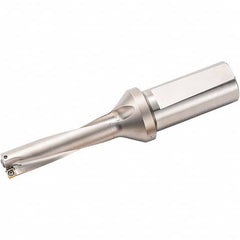 Kyocera - 25mm Max Drill Depth, 2xD, 12.5mm Diam, Indexable Insert Drill - Benchmark Tooling