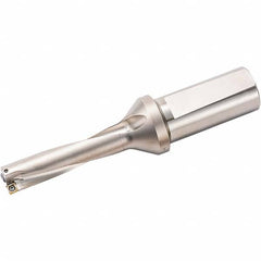 Kyocera - 200.03mm Max Drill Depth, 6xD, 33.35mm Diam, Indexable Insert Drill - Benchmark Tooling
