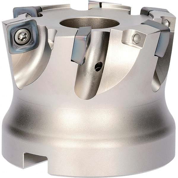 Kyocera - Indexable High-Feed Face Mills Cutting Diameter (Decimal Inch): 1.9685 Cutting Diameter (mm): 50.00 - Benchmark Tooling