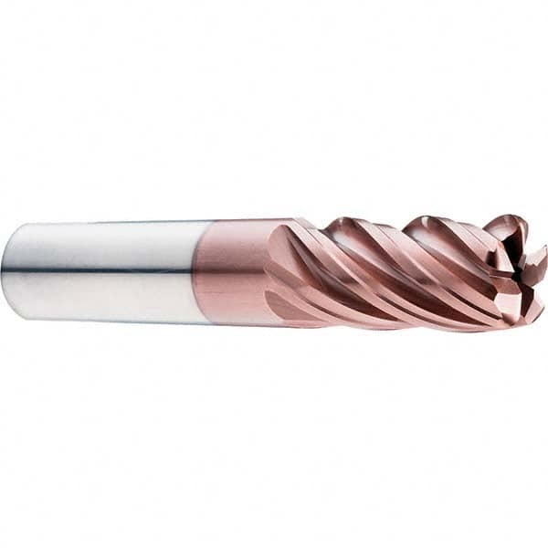 SGS - 0.6299" Diam, Variable Pitch, 0.748" LOC, 5 Flute Solid Carbide Roughing Corner Radius End Mill - Benchmark Tooling