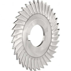 Side Chip Saw: 3″ Blade Dia, 3/32″ Blade Thickness, 1″ Arbor Hole Dia, 32 Teeth, High Speed Steel TiN Finish, Straight Tooth