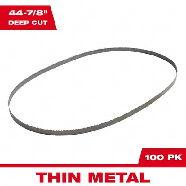 Milwaukee Tool - 44-7/8" x 1/2" x 0.02" 14 TPI Bi-Metal Portable Band Saw Blade - Benchmark Tooling