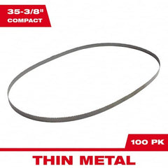 Milwaukee Tool - 35-3/8" x 1/2" x 0.02" 14 TPI Bi-Metal Portable Band Saw Blade - Benchmark Tooling